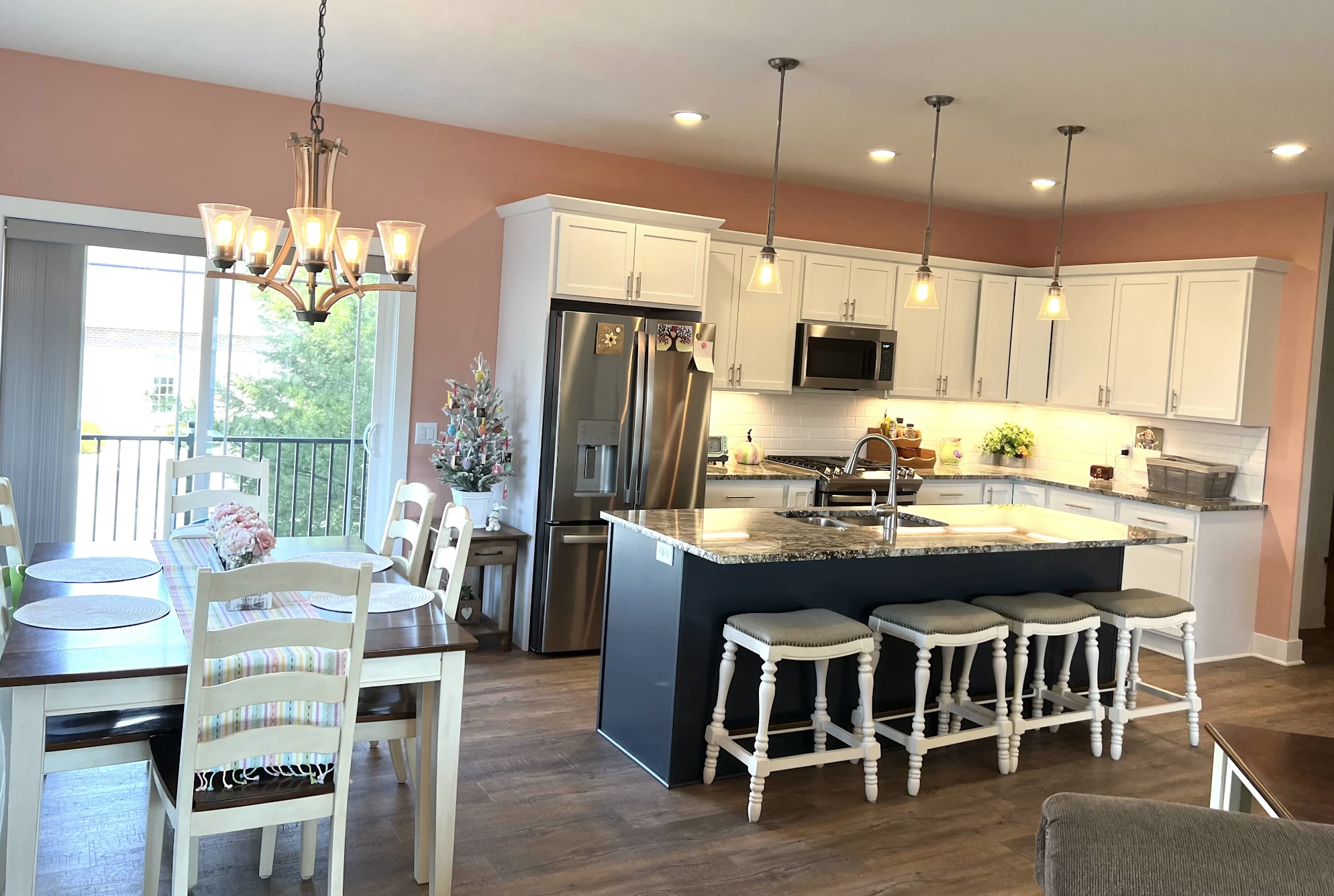 Kitchen cabinet and interior painting project in Madison WI by Ultra Painting of Madison