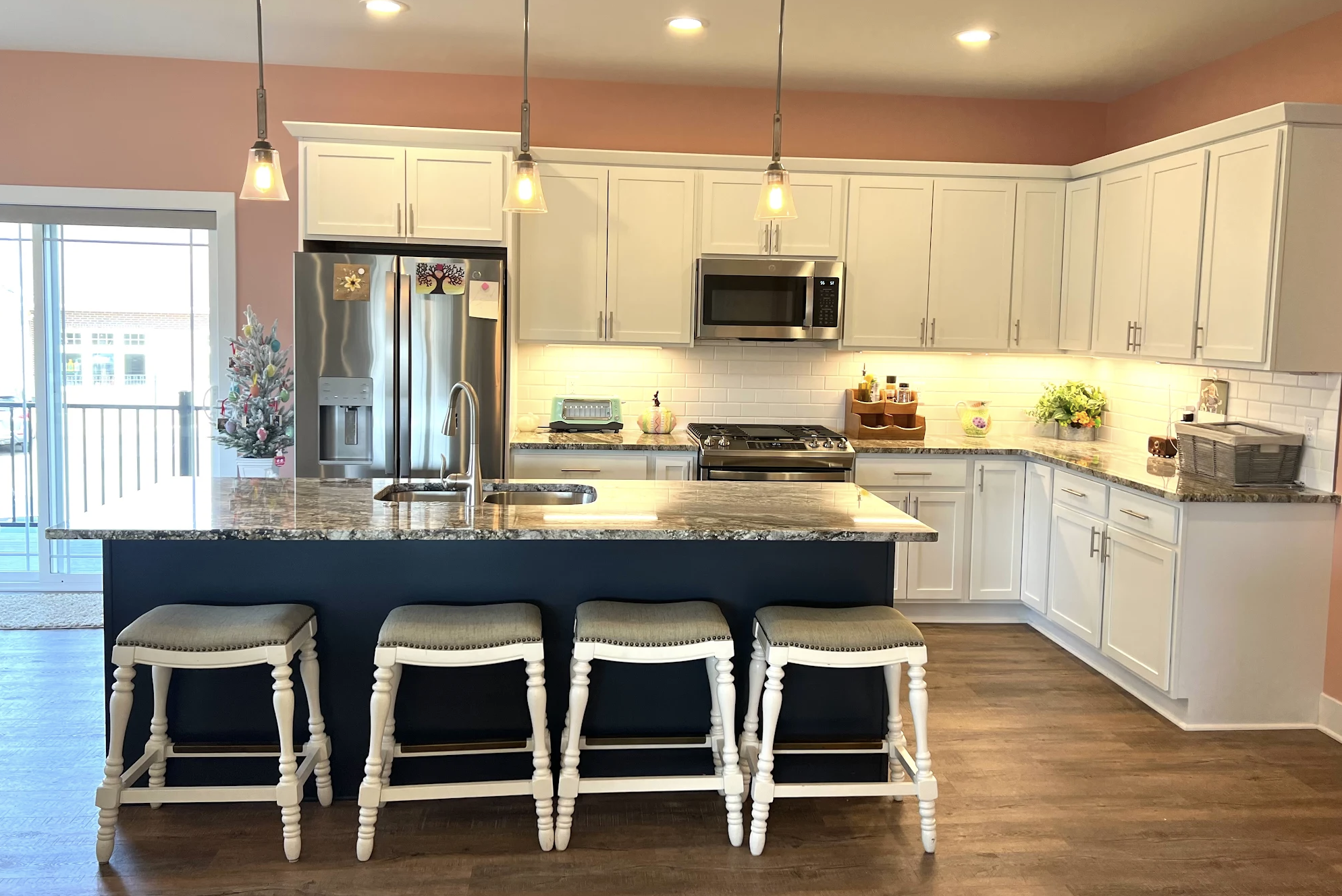 Kitchen and dining room interior painting in Madison WI
